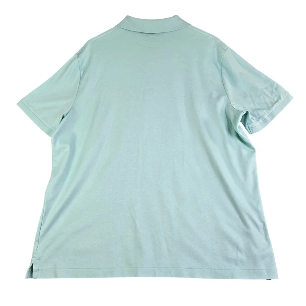 Polo Ralph Lauren Polo Shirt‎ Mens XL Mint Green Classic Fit Purple Pony Cotton